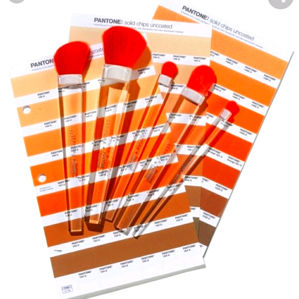 💖HOST PICK Sephora + Pantone Tangerine Brushes